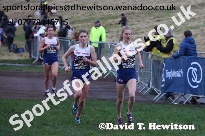 Junior womens Great Edinburgh Cross Country, 2017 Great Edinburgh Cross Country. Photo: David T. Hewitson/Sports for All PIcs